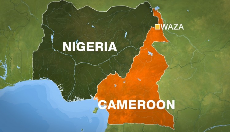 Nigeria Cameroon Map 