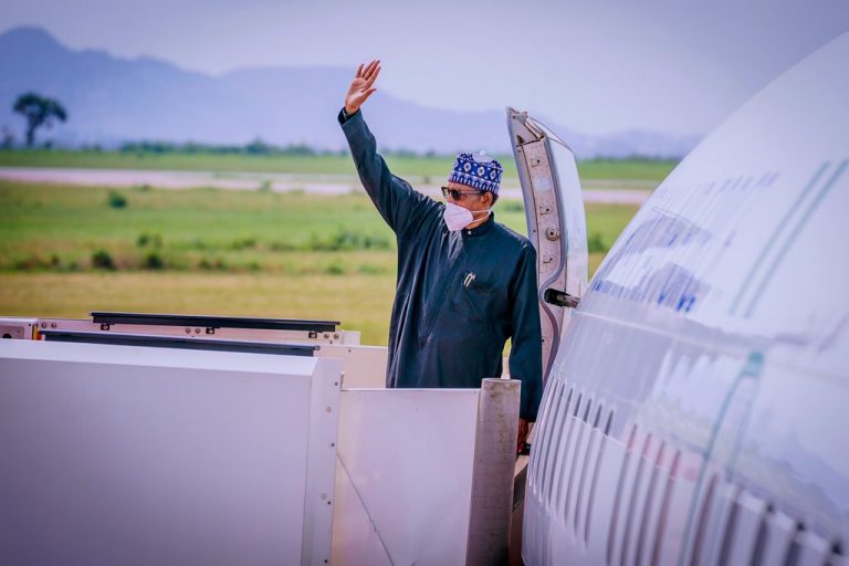 Claim that Buhari travelled to France for a postponed summit is FALSE
