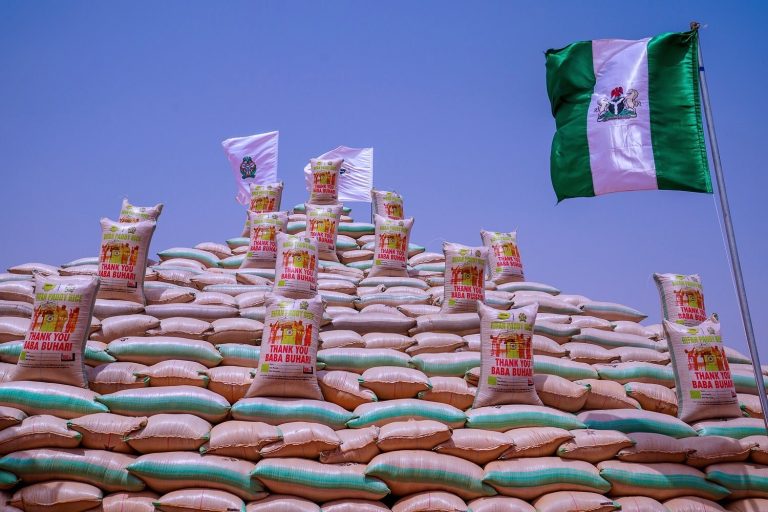 Is Nigeria the largest producer of rice, sorghum in Africa?