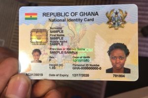 Ghanaian national ID card