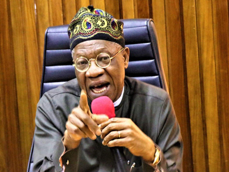 Lai Mohammed, Nigeria's minister of Information and Culture.