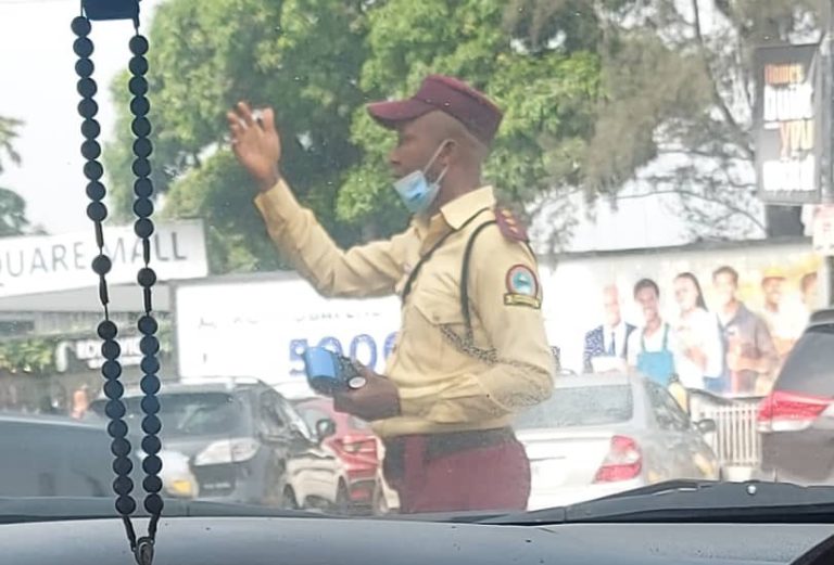Was LASTMA official caught with PoS machine in Lagos?