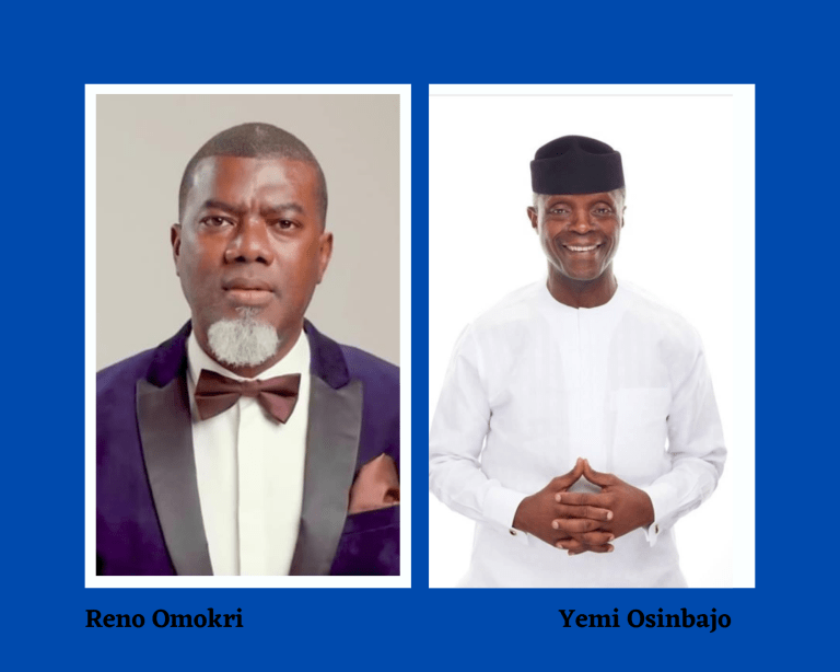 How true is Reno Omokri’s claim that Osinbajo has been silent on critical issues?