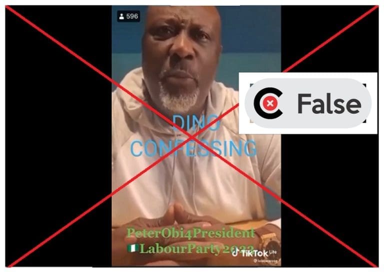Video of Dino Melaye talking about Peter Obi goes viral under misleading context