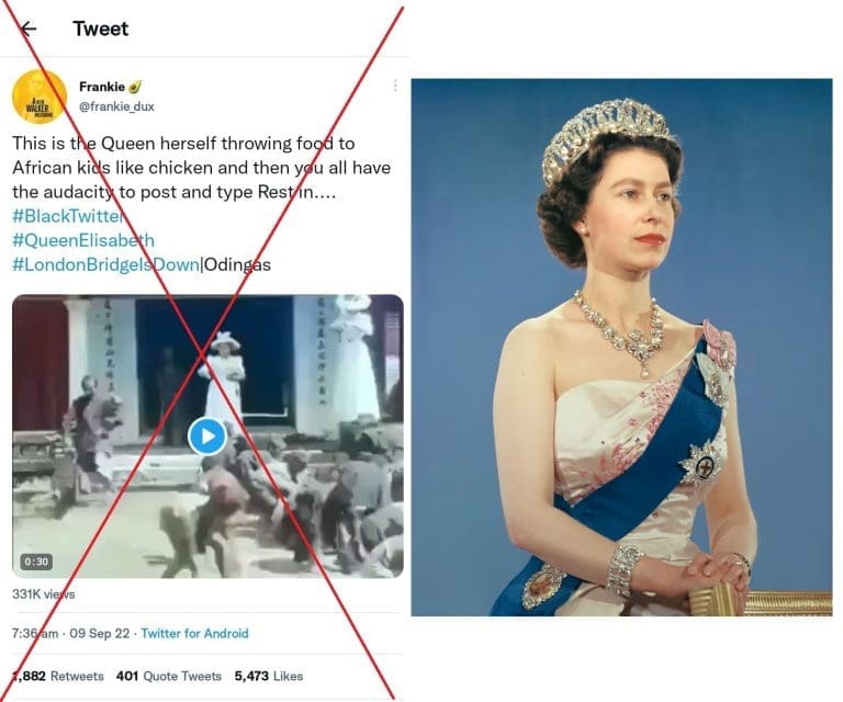 Video shot 26 years before Queen Elizabeth II’s birth circulates online with FALSE claim