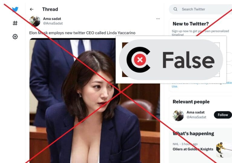 Fake images of Twitter’s new CEO, Linda Yaccarino, circulate online