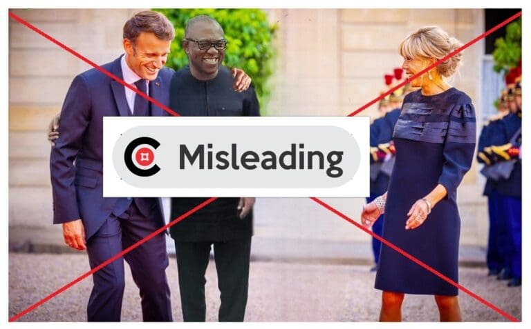 Doctored images of Peter Obi at Paris summit circulate online