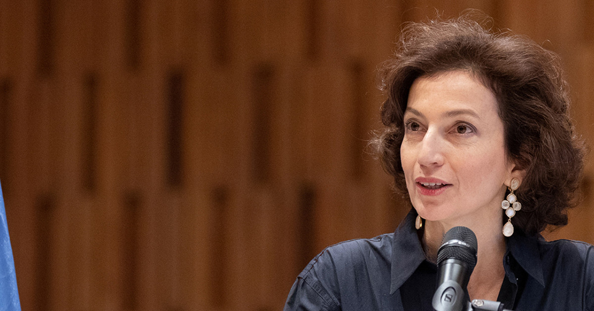 Audrey Azoulay, UNESCO Director-General. PHOTO CREDITS: UNESCO/C.Alix.