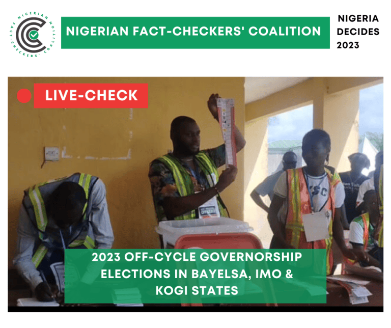 Online misinformation trails Bayelsa, Imo, Kogi governorship polls