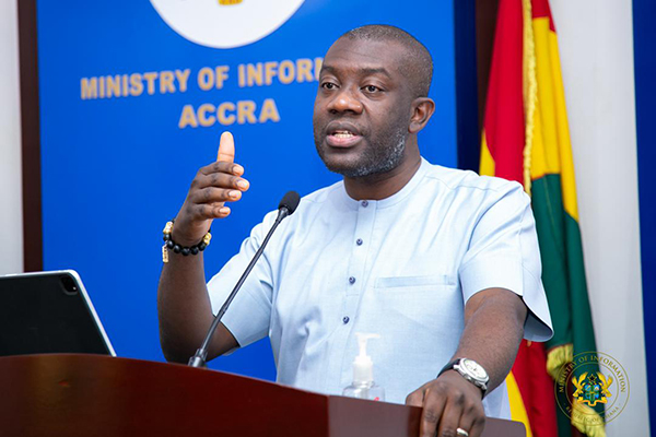 Kojo Oppong Nkrumah, Minister for Information of Ghana.