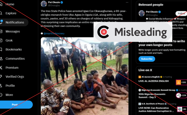 screenshot of the viral post