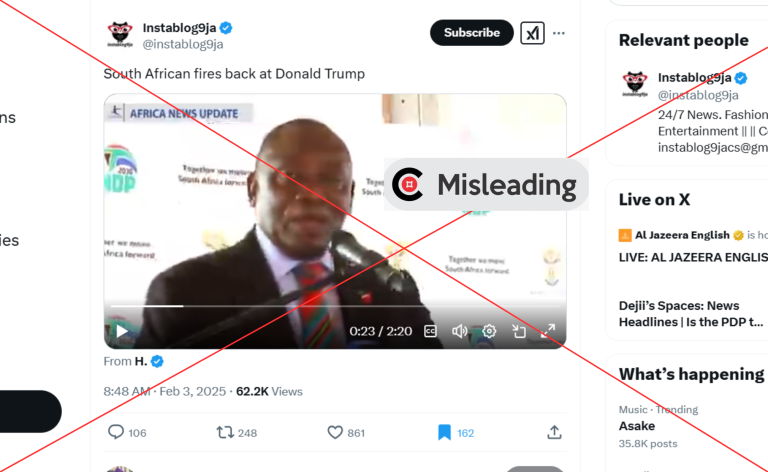 Old video of Ramaphosa slamming Trump recirculates online