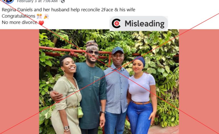 Viral post claiming Ned Nwoko reconciled 2Baba, Annie Idibia is MISLEADING