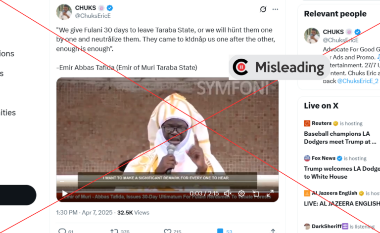 Old video of Emir asking herders to exit Taraba resurfaces online 