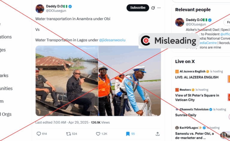 Tinubu’s aide shares misleading image to falsely portray Obi’s record