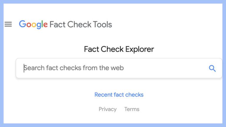 How to use Google Fact Check Explorer for crosschecking information