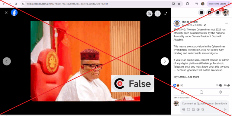 Screenshot of the claim; Insert FALSE verdict