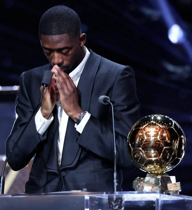 Ousmane Dembele at the 2025 Ballon d’Or. PC: GQ sports via Instagram