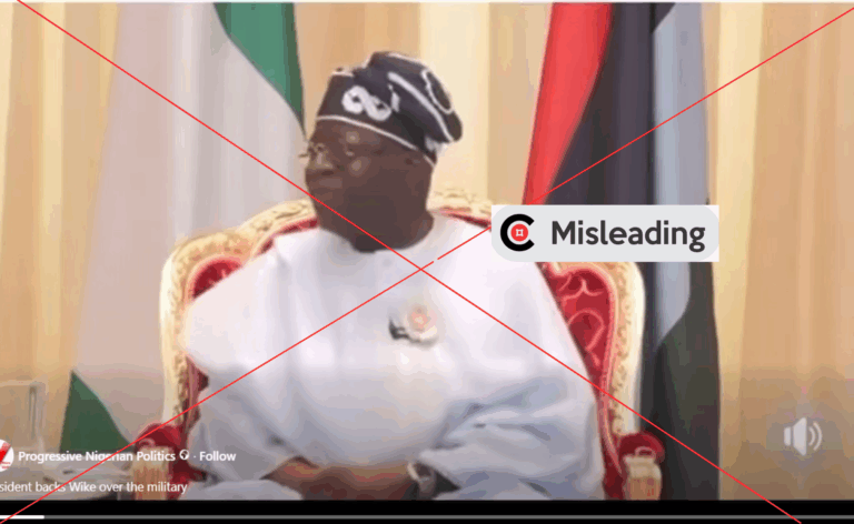 Video of Tinubu praising Wike not related to FCT Minister–Naval officer clash