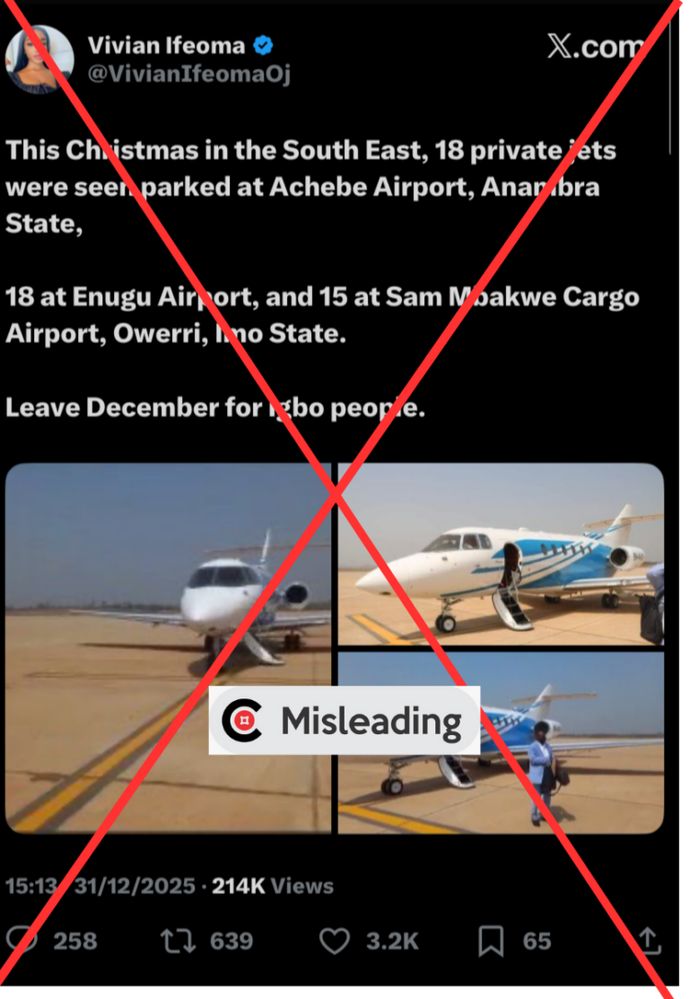 Screenshot of the claim; Insert Misleading verdict
