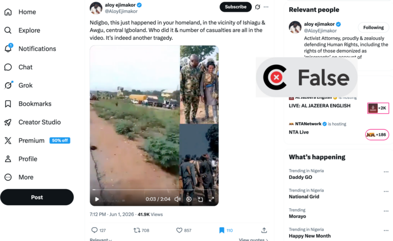 Old video of unrest in Ebonyi reused to depict fresh Enugu attack