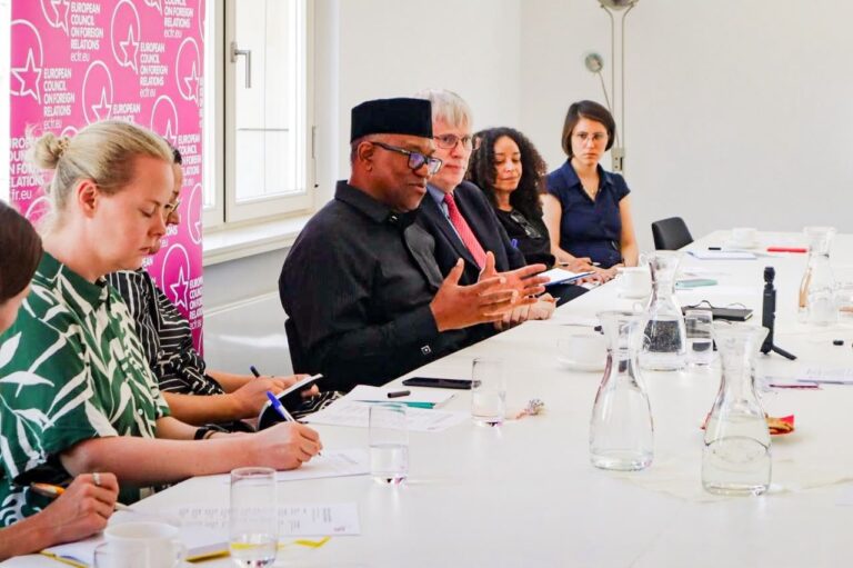 No, Peter Obi did not steal another person’s photo from Berlin roundtable