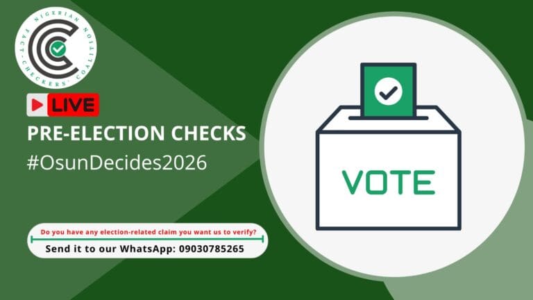 Pre-election LIVE-CHECK for Osun 2026 governorship election