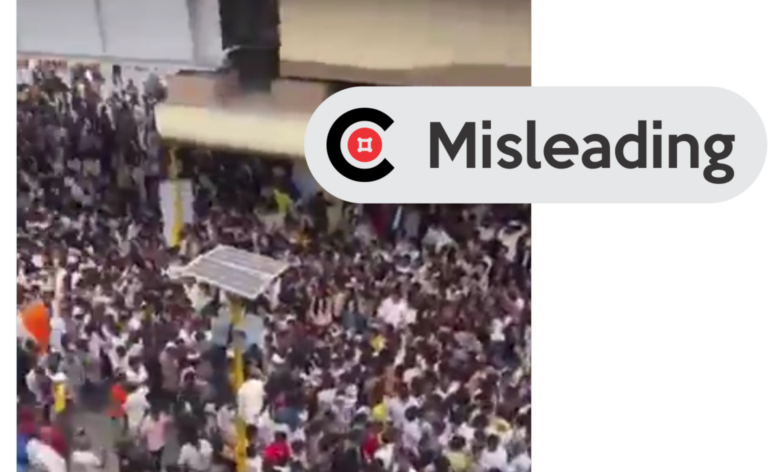Video filmed in India falsely presented as Accord Party rally in Osun