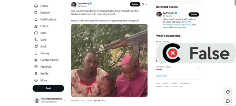 No, viral video misrepresents Muslim family’s ransom plea as forced conversion